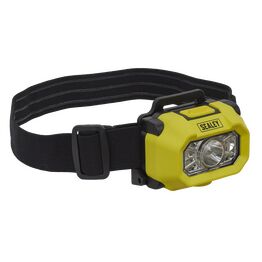 Sealey HT452IS Head Torch XP-G2 CREE LED Intrinsically Safe ATEX/IECEx Approved