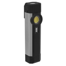 Sealey LED220UV Rechargeable Aluminium Pocket Light with UV 3W COB + 1 SMD