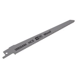 Sealey SRBS644H Reciprocating Saw Blade Clean Wood 150mm 10tpi - Pack of 5