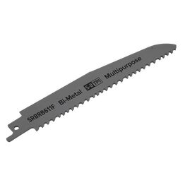 Sealey SRBRB611F Reciprocating Saw Blade Multipurpose 150mm 5-8tpi - Pack of 5