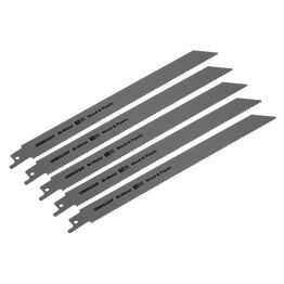 Sealey SRBR922HF Reciprocating Saw Blade Wood & Plastics 230mm 10tpi - Pack of 5