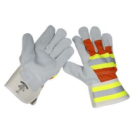 Sealey Reflective Rigger's Gloves