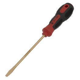 Sealey NS093 Screwdriver Slotted 4 x 100mm - Non-Sparking