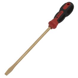 Sealey NS095 Screwdriver Slotted 8 x 200mm - Non-Sparking
