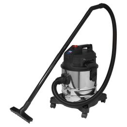 Sealey PC20LN Vacuum Cleaner (Low Noise) Wet & Dry 20L 1000W/230V