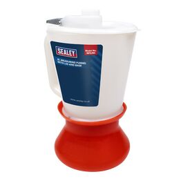 Sealey MF2/BC Measuring Funnel with Lid and Base 2L