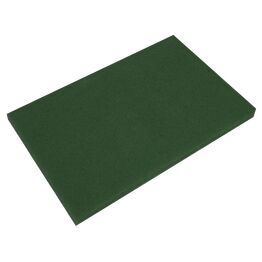 Sealey GSP1218 Green Scrubber Pads 12 x 18 x 1" - Pack of 5