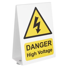 Sealey HVS1 High Voltage Vehicle Warning Sign