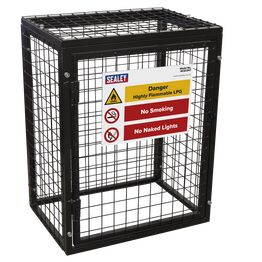 Sealey GCSC247 Safety Cage - 2 x 47kg Gas Cylinders