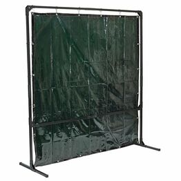 Draper 28406 Welding Curtain with Metal Frame, 6' x 6'
