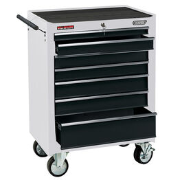 Draper 35744 Roller Tool Cabinet, 7 Drawer, 26", White