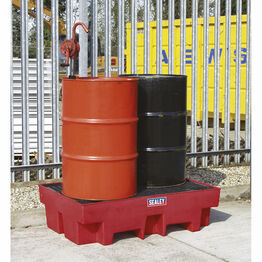 Sealey DRP12 Barrel Bund Polyethylene 1220 x 820 x 330mm