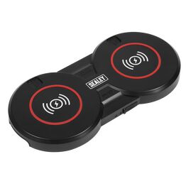 Sealey WCB4 Wireless Charging Base Double 5V-2A