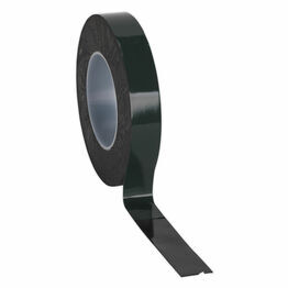 Sealey DSTG2510 Double-Sided Adhesive Foam Tape 25mm x 10m Green Backing