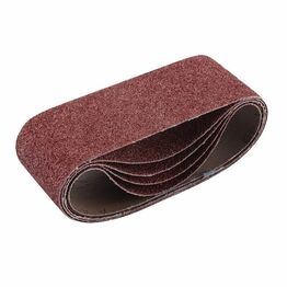 Draper 09233 Cloth Sanding Belt, 75 x 457mm, 40 Grit (Pack of 5)