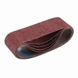 Draper 09238 Cloth Sanding Belt, 75 x 533mm, 40 Grit (Pack of 5)