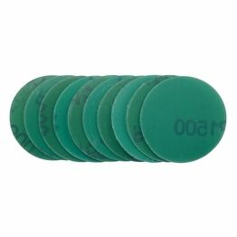 Draper 02012 Wet and Dry Sanding Discs with Hook and Loop, 50mm, 1500 Grit (Pack of 10)