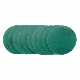 Draper 01083 Wet and Dry Sanding Discs with Hook and Loop, 50mm, 600 Grit (Pack of 10)