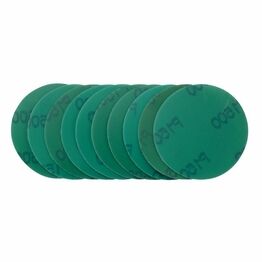 Draper 08111 Wet and Dry Sanding Discs with Hook and Loop, 75mm, 1500 Grit (Pack of 10)