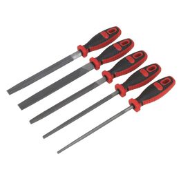 Sealey AK586 Smooth Cut Engineer’s File Set 5pc 200mm