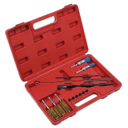 Sealey VS1900 Cleaning Brush Set Injector Bore 14pc