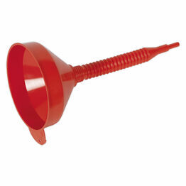 Sealey F2F Flexi-Spout Funnel Medium &#8709;200mm with Filter
