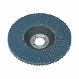 Sealey FD10060 Flap Disc Zirconium &#8709;100mm 16mm Bore 60Grit