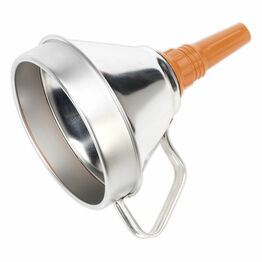 Sealey FM16 Funnel Metal with Filter &#8709;160mm