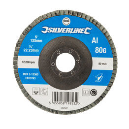Silverline Aluminium Oxide Flap Disc