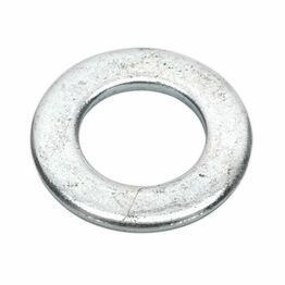 Sealey FWA2037 Flat Washer M20 x 37mm Form A Zinc DIN 125 Pack of 50