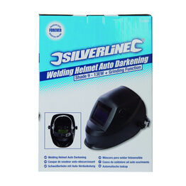 Silverline Welding Helmet Auto Darkening Variable & Grinding