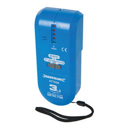 Silverline 3-in-1 Detector Compact - 1 x 9V (PP3)