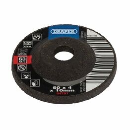 Draper 94791 DPC Metal Grinding Disc, 50 x 4 x 10mm