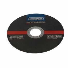 Draper 94771 Metal Cutting Discs, 115 x 1 x 22.23mm (Pack of 10)
