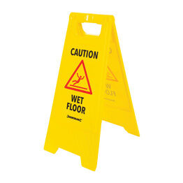 Silverline 'A' Frame Caution Wet Floor Sign - 295 x 610mm English