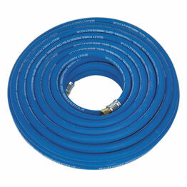 Sealey AH20R/38 Air Hose 20m x &#8709;10mm with 1/4"BSP Unions Extra Heavy-Duty