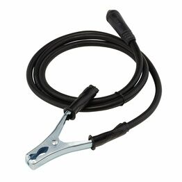 Draper 20930 MMA Welding Earth Lead and Clamp with 10/25 Dinse Plug, 1.8m, 200A