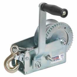 Sealey GWC2000M Geared Hand Winch 900kg Capacity with Cable