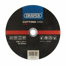 Draper 94782 Flat Stone Cutting Disc, 230 x 2.5 x 22.23mm