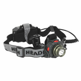 Sealey HT106LED Head Torch 3W CREE LED Auto Sensor Rechargeable