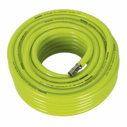 Sealey AHFC2038 Air Hose High Visibility 20m x &#8709;10mm with 1/4"BSP Unions