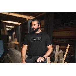 Scruffs Sedona Organic Logo T-Shirt Black