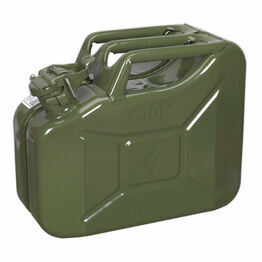 Sealey JC10G Jerry Can 10ltr - Green