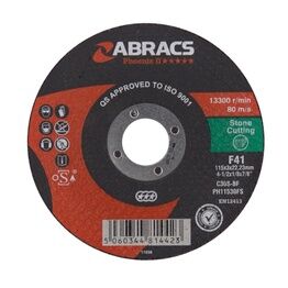 Abracs PH11530FS Flat Stone Cutting Disc 115x3x22