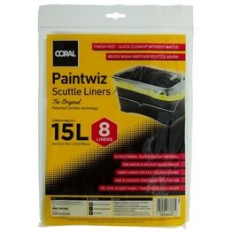 Coral 73336 Paintwiz Scuttle Liners Pack 8