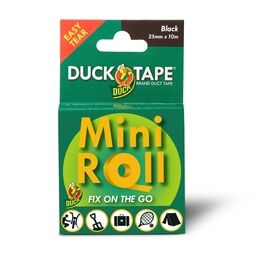 Duck Tape 260181 Black Mini Roll