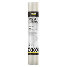 Everbuild ROLLCON50 Roll & Stroll Contract Carpet Protector Clear
