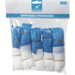 Glenwear GWD05P Disposable Overshoes