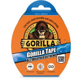 Gorilla 3044021 All Weather Tape Black