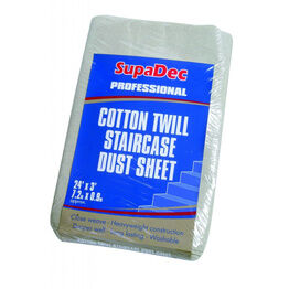 SupaDec CT243 Cotton Twill Staircase Dust Sheet